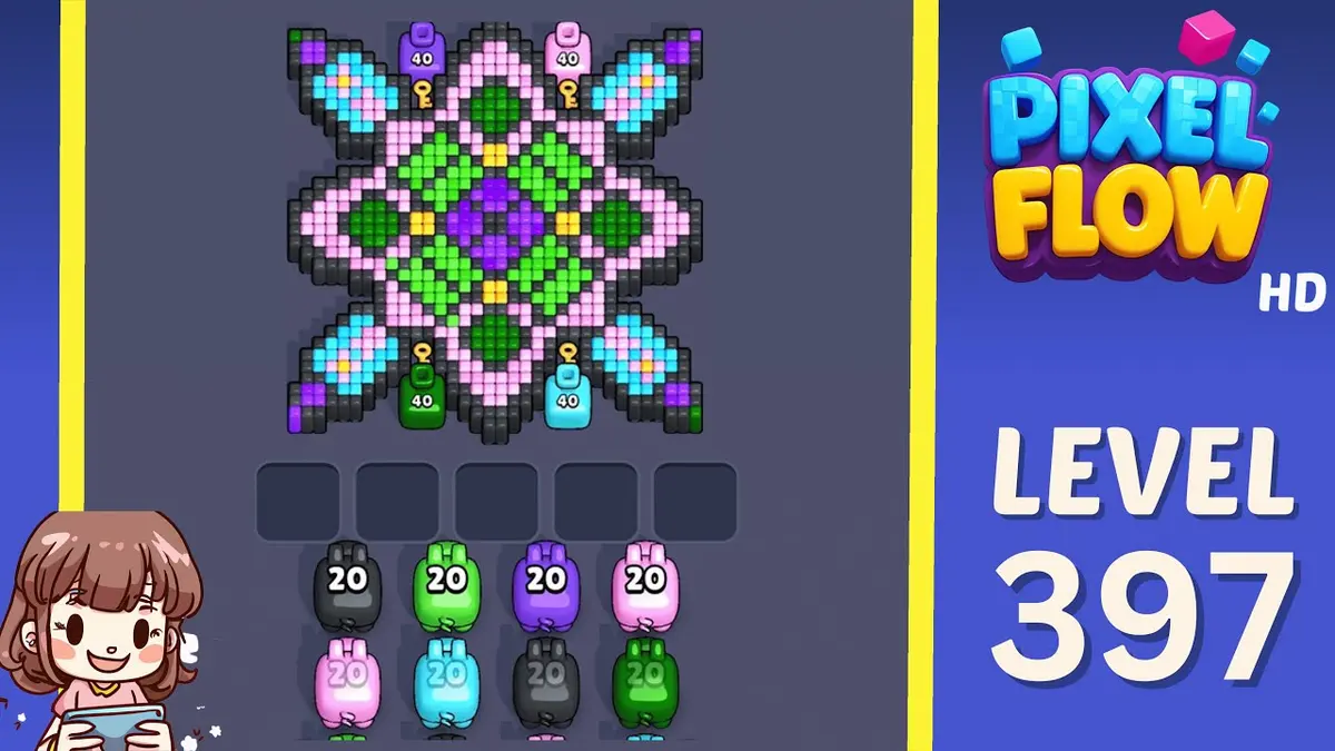 Pixel Flow Level 397 preview