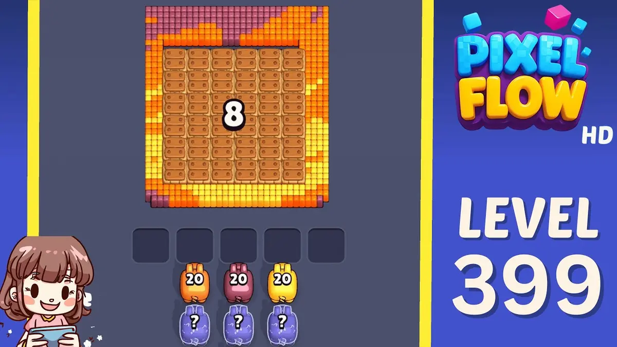 Pixel Flow Level 399 board preview
