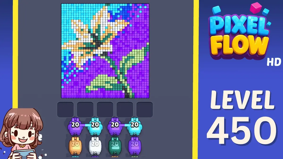 Pixel Flow Level 450 board preview