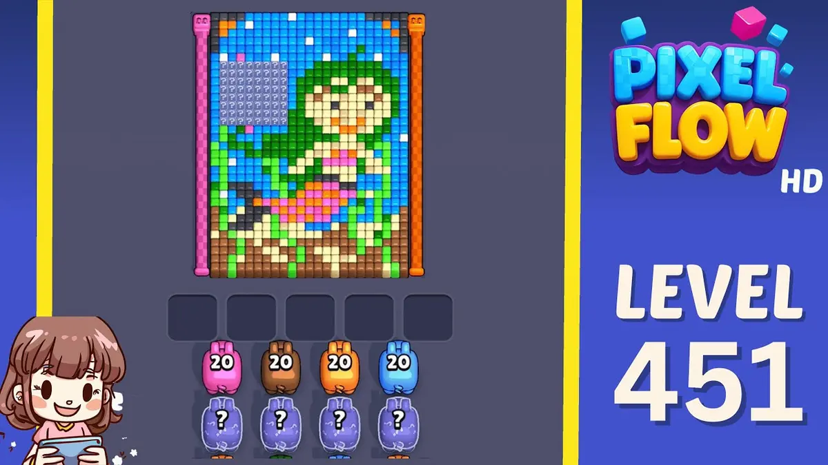 Pixel Flow Level 451 board preview