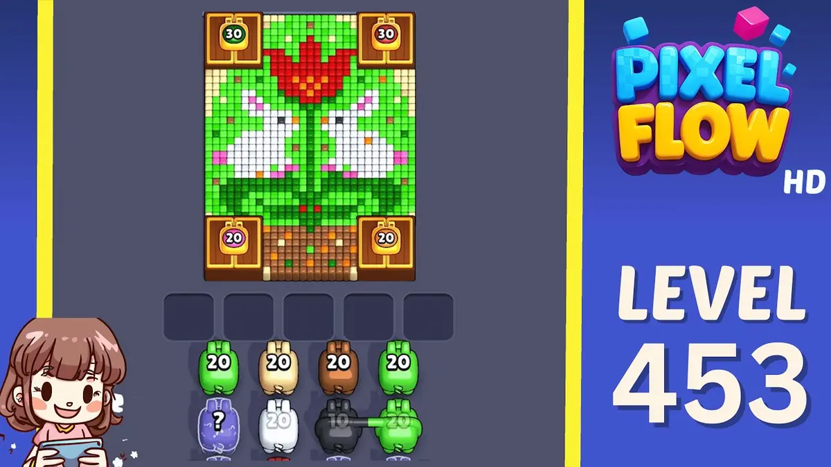 Pixel Flow Level 453 board preview