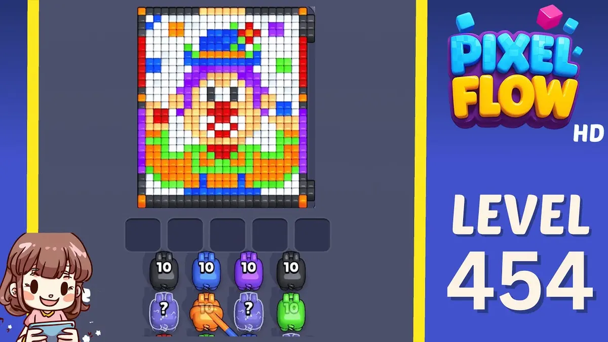 Pixel Flow Level 454 board preview