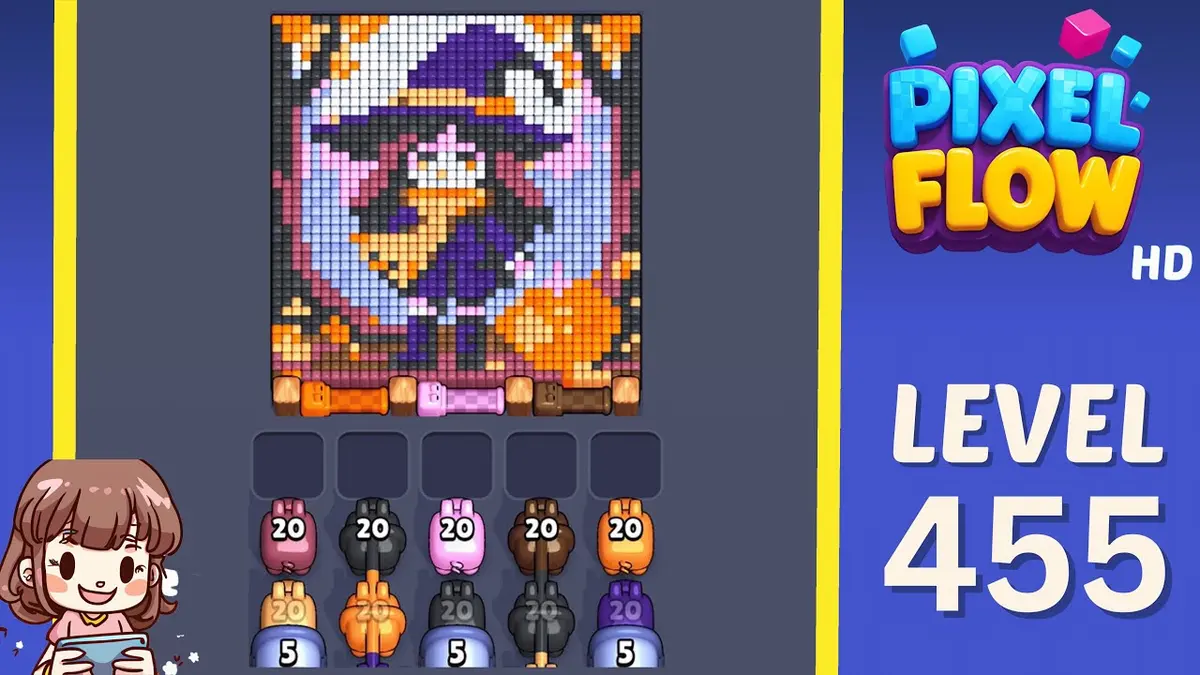 Pixel Flow Level 455 board preview