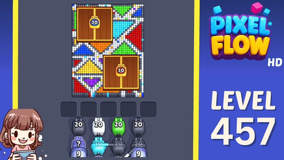 Pixel Flow Level 457 board preview