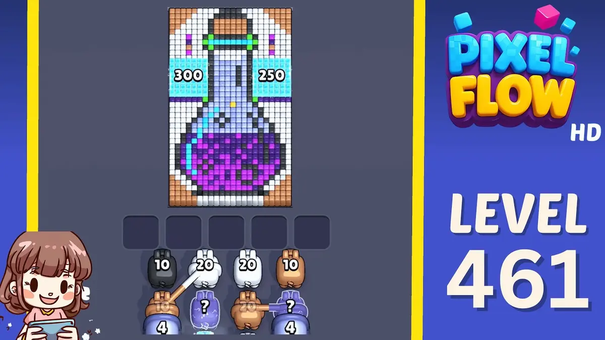 Pixel Flow Level 461 board preview