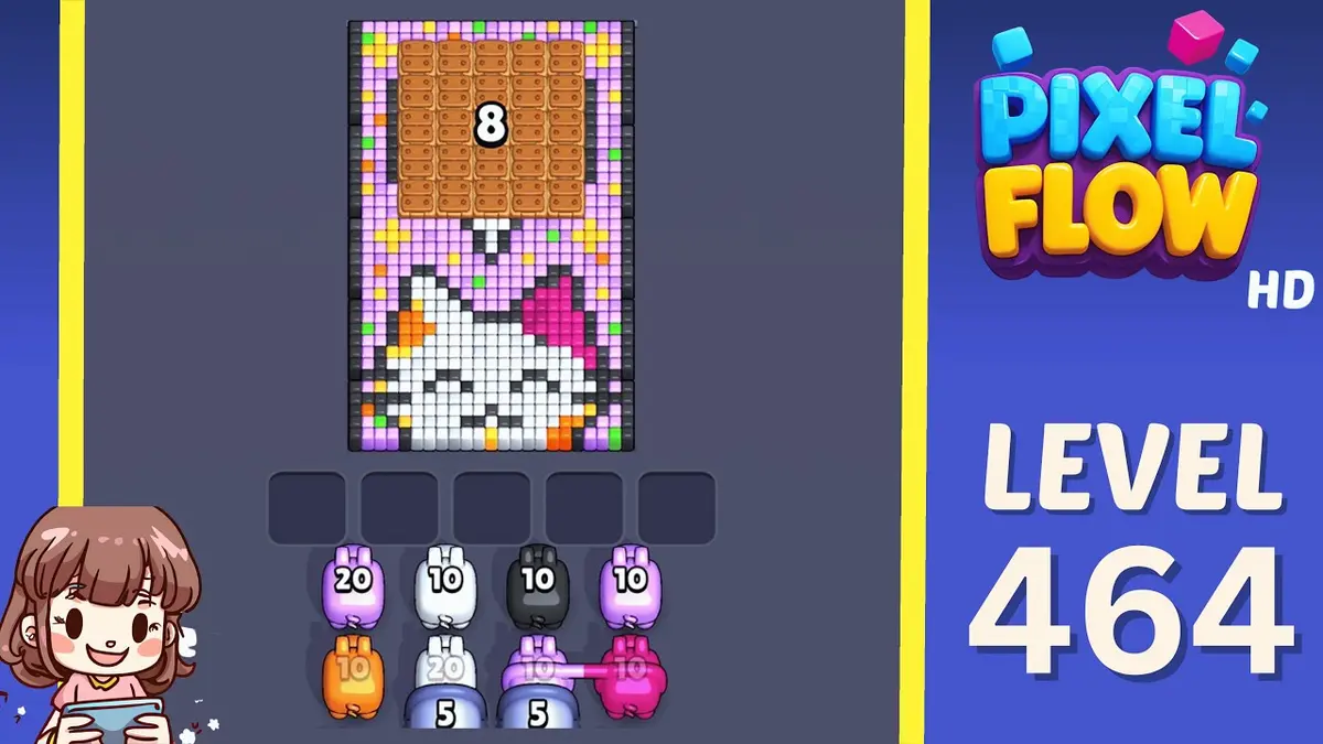 Pixel Flow Level 464 board preview