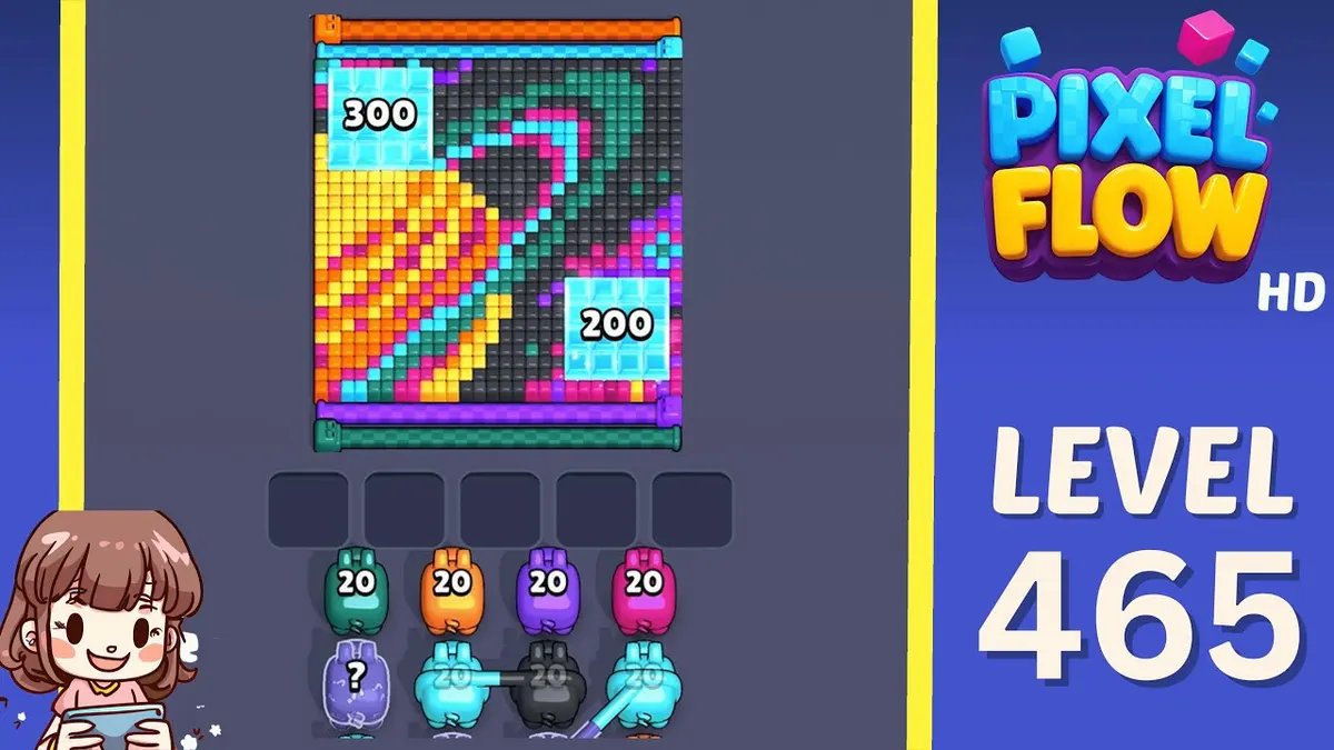Pixel Flow Level 465 board preview