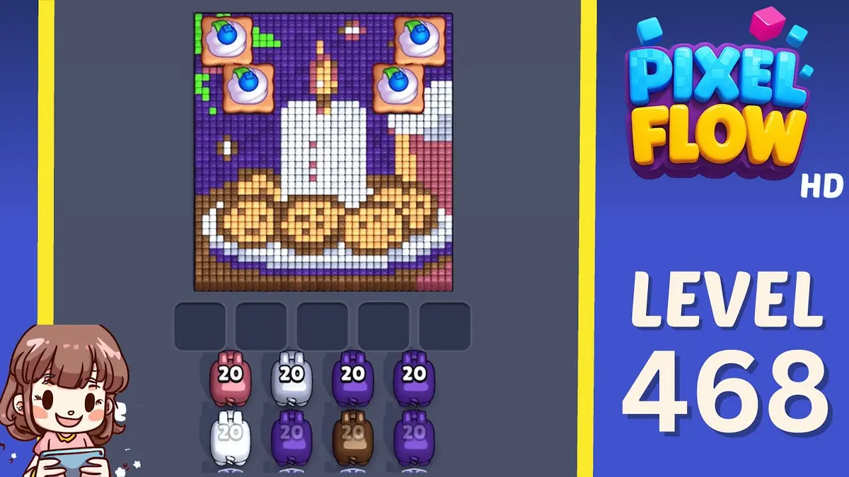 Pixel Flow Level 468 board preview