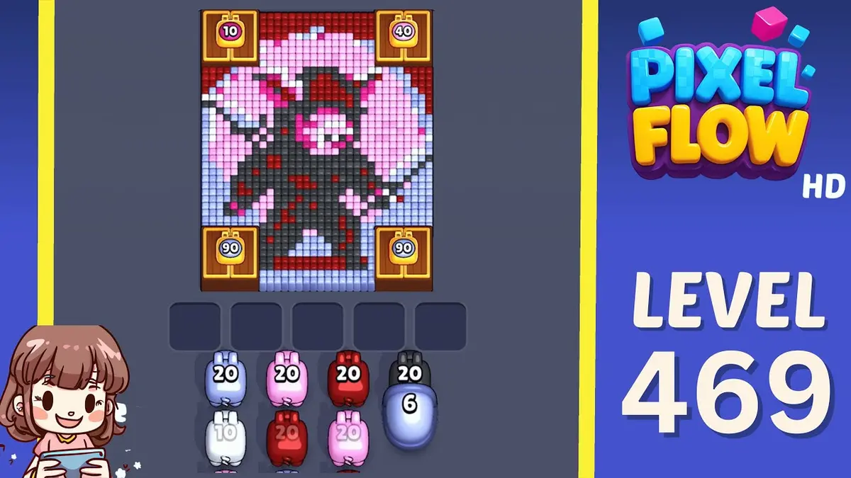 Pixel Flow Level 469 board preview