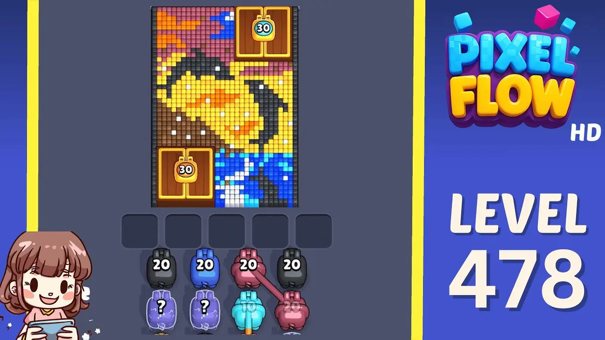 Pixel Flow Level 478 board preview