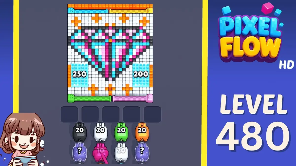 Pixel Flow Level 480 board preview