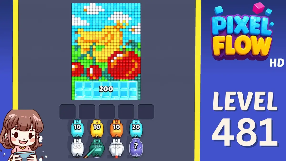 Pixel Flow Level 481 board preview