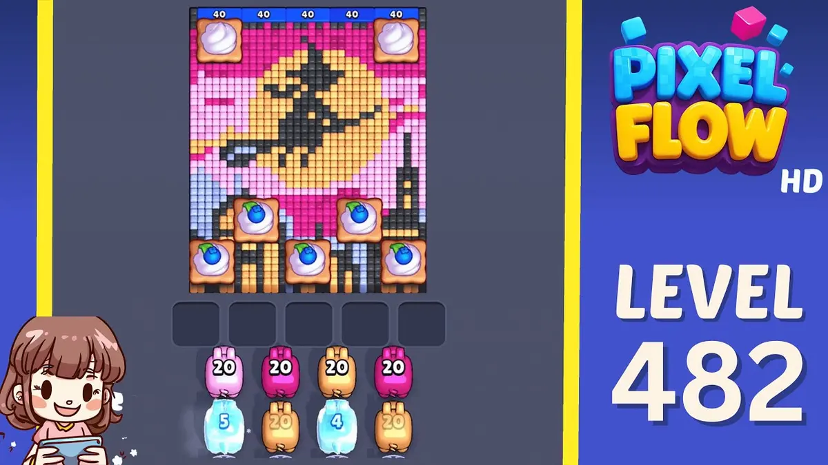 Pixel Flow Level 482 board preview