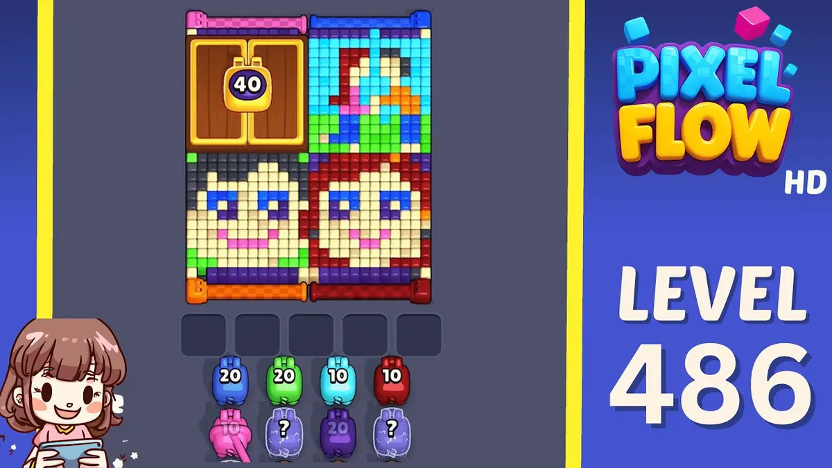 Pixel Flow Level 486 board preview