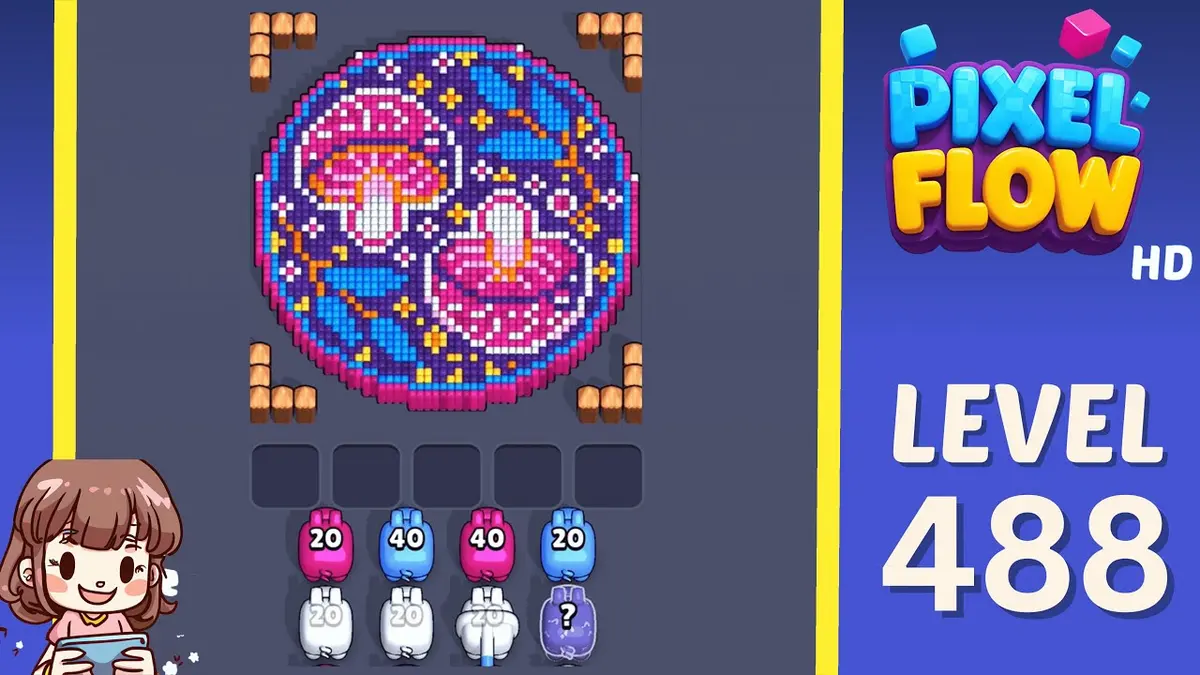 Pixel Flow Level 488 board preview