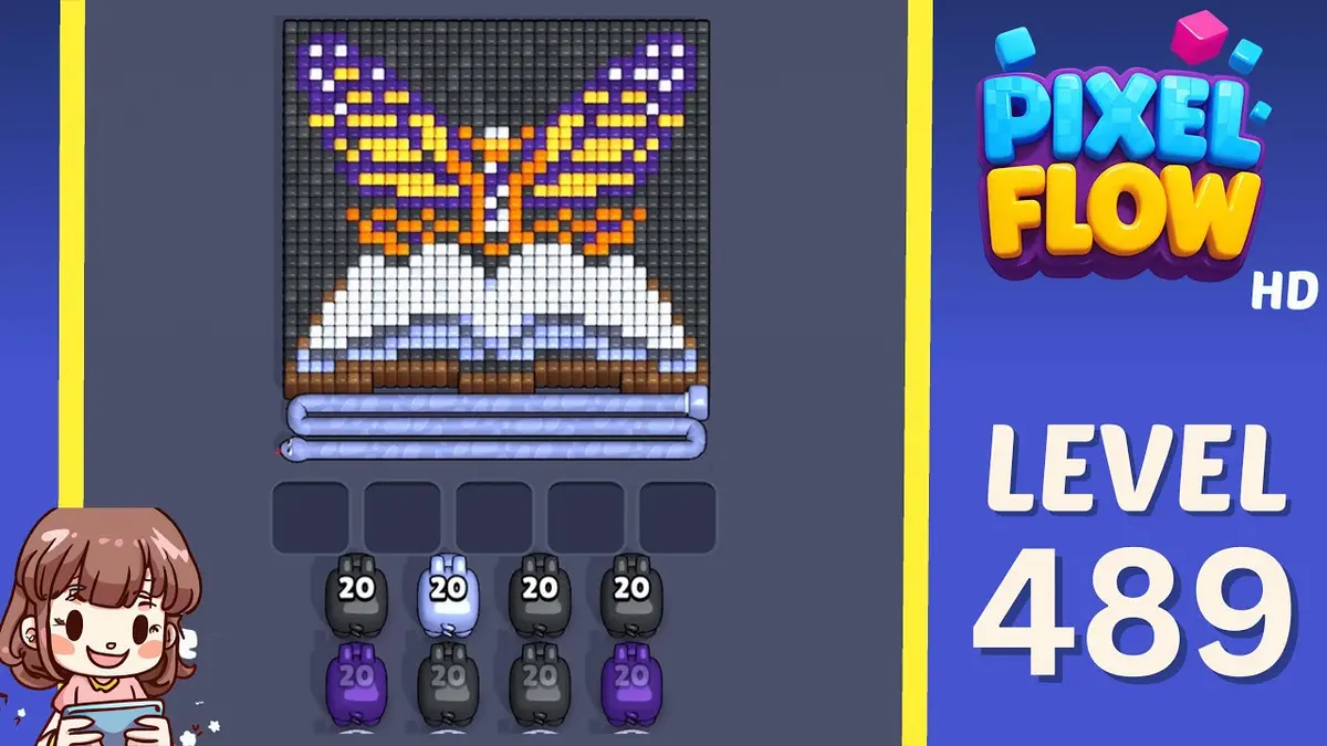 Pixel Flow Level 489 board preview