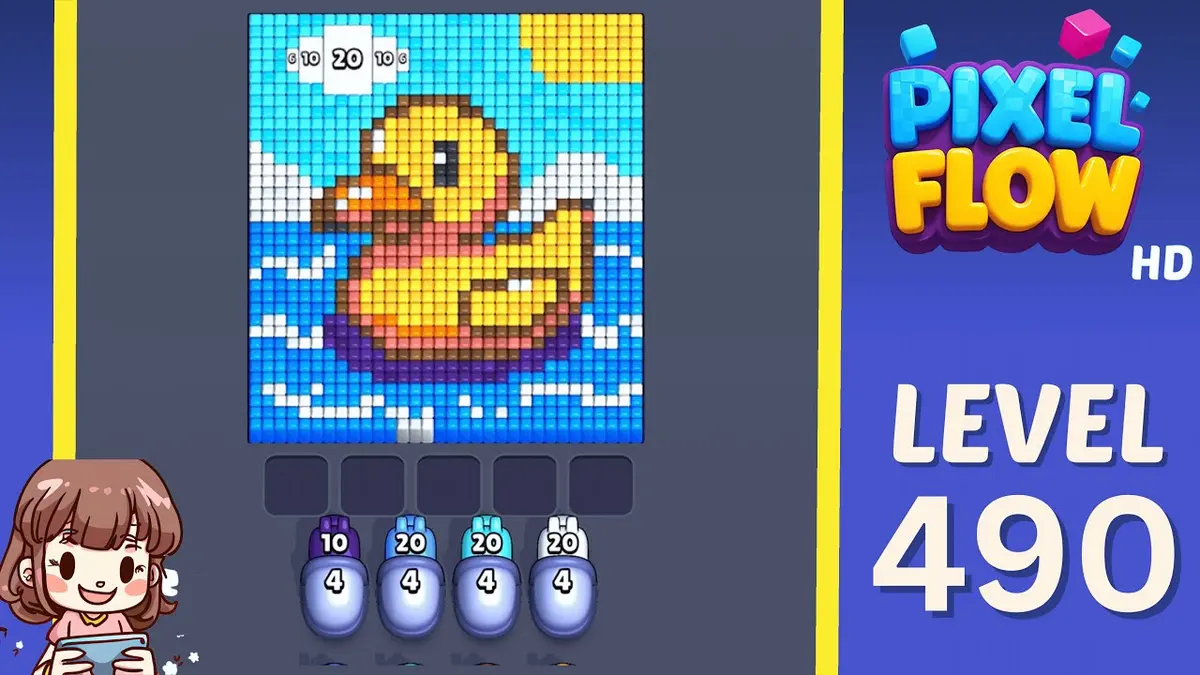 Pixel Flow Level 490 board preview