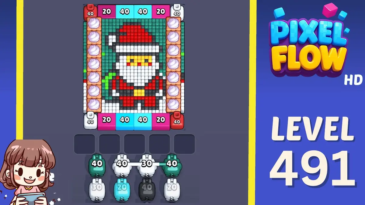 Pixel Flow Level 491 board preview
