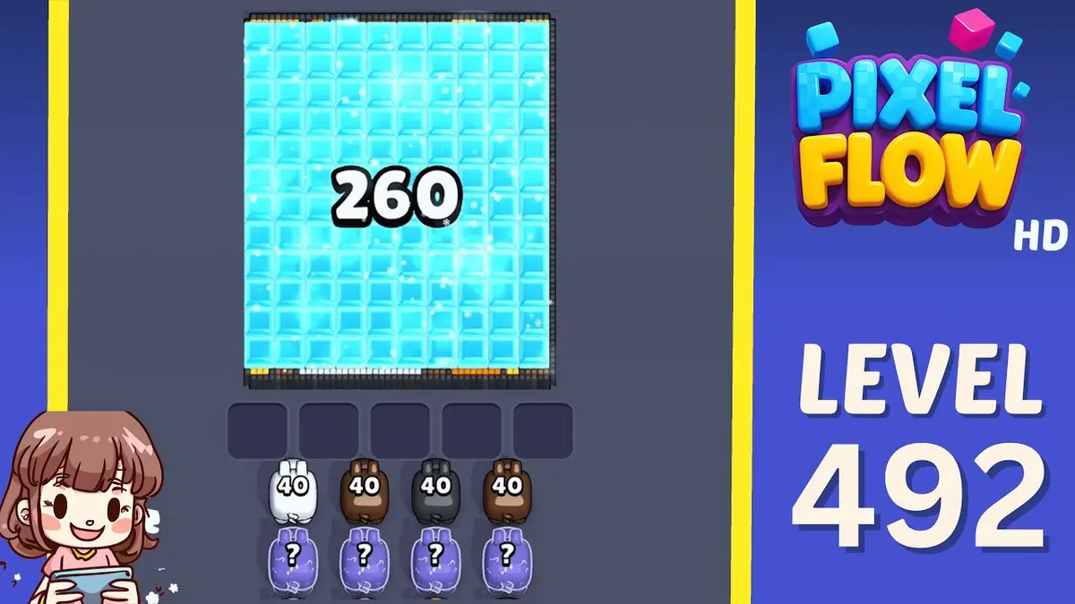 Pixel Flow Level 492 board preview