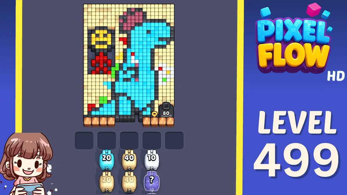 Pixel Flow Level 499 board preview