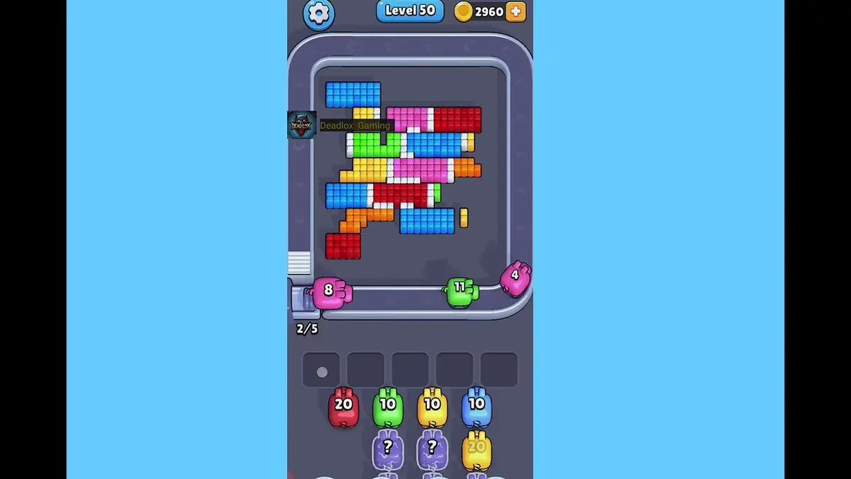 Pixel Flow Level 50 board preview