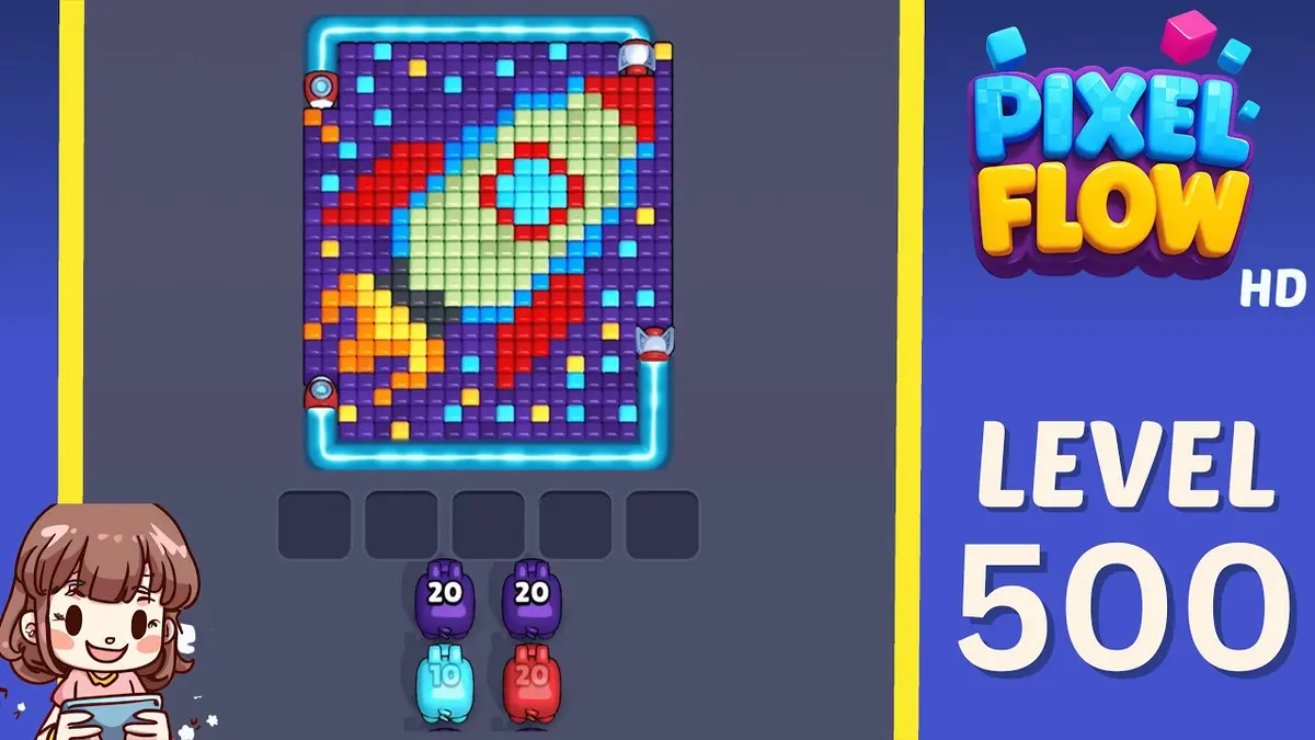 Pixel Flow Level 500 board preview
