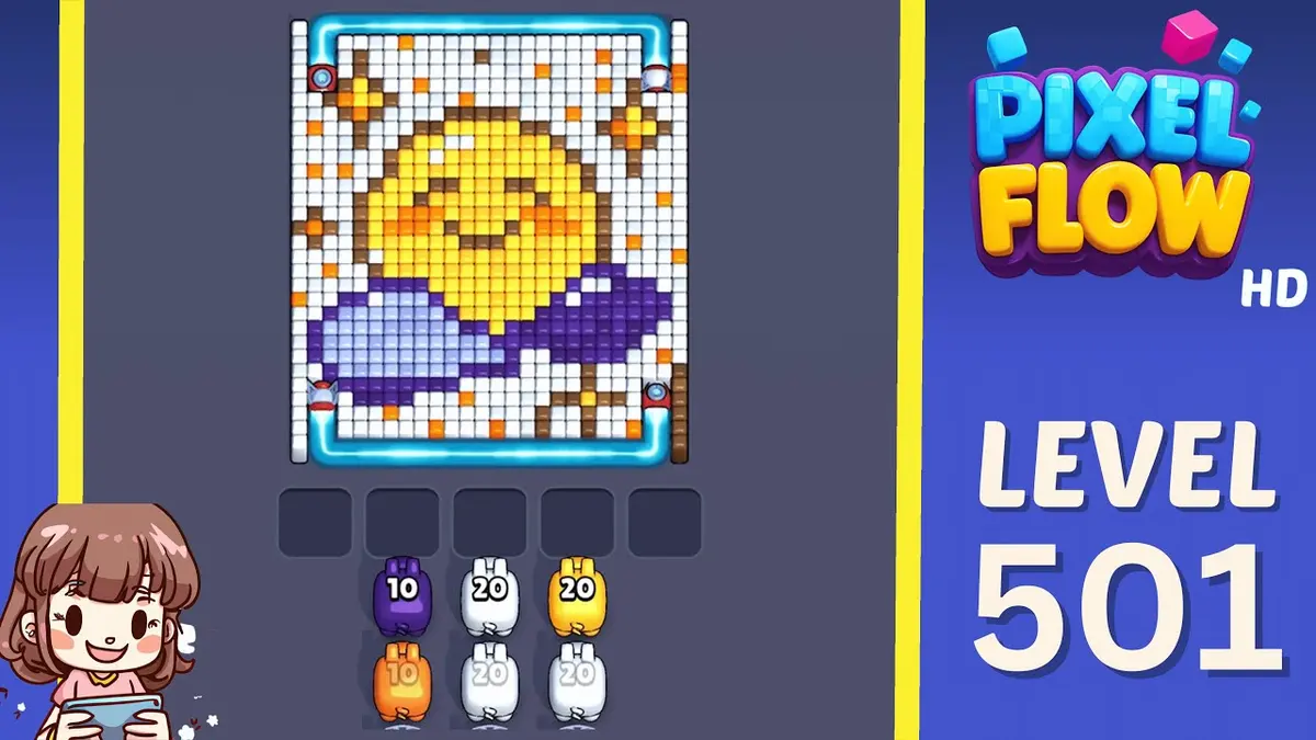 Pixel Flow Level 501 board preview