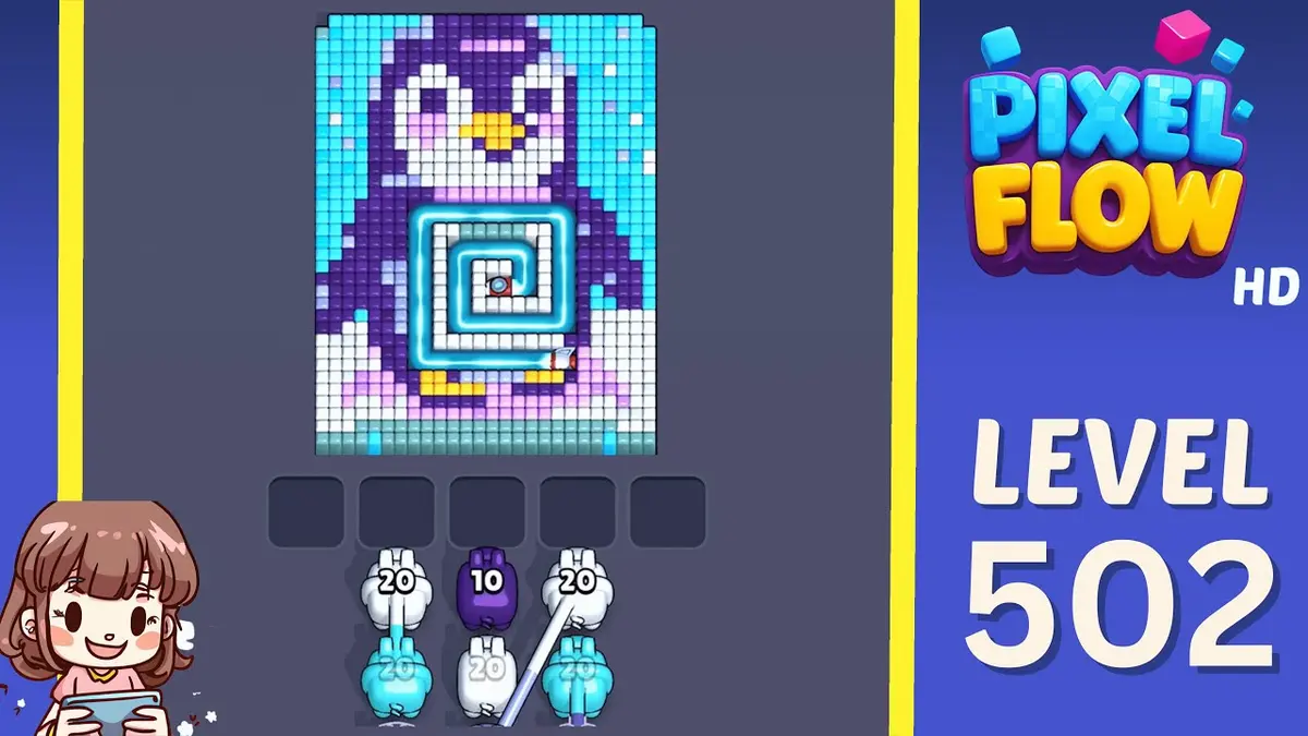 Pixel Flow Level 502 board preview