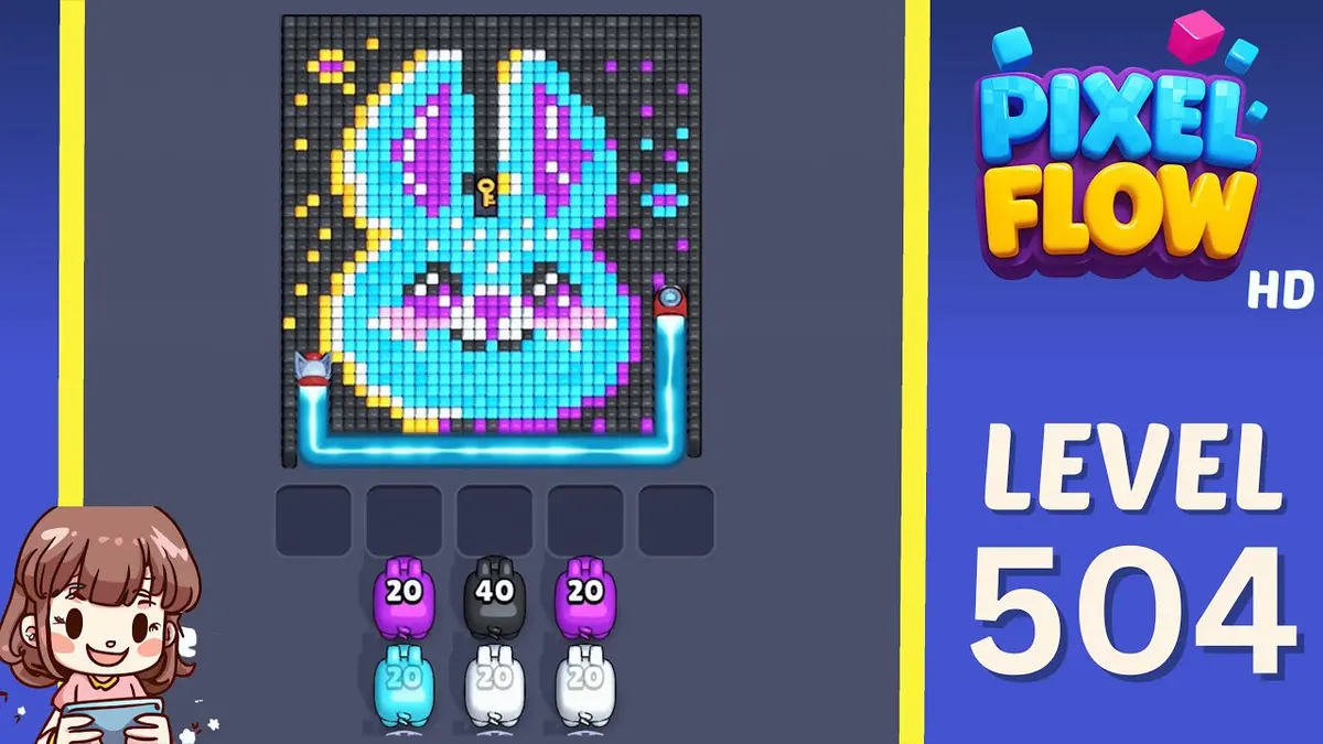 Pixel Flow Level 504 board preview