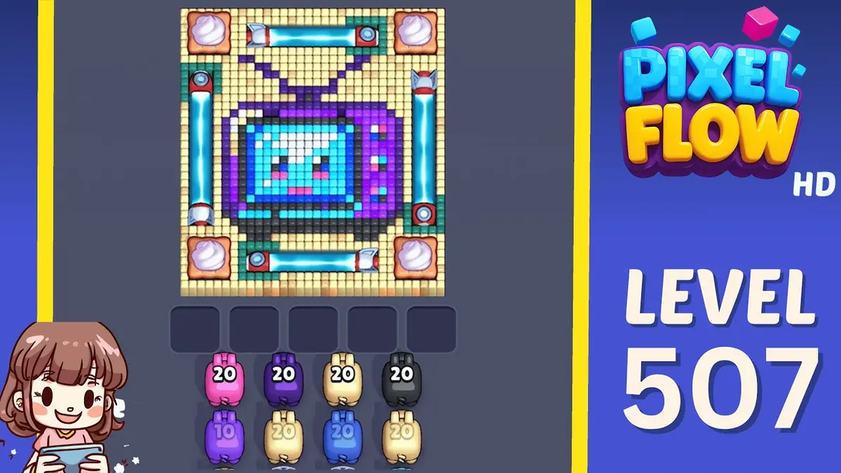 Pixel Flow Level 507 board preview