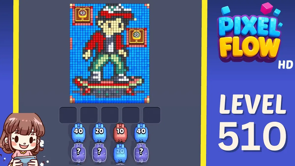 Pixel Flow Level 510 board preview