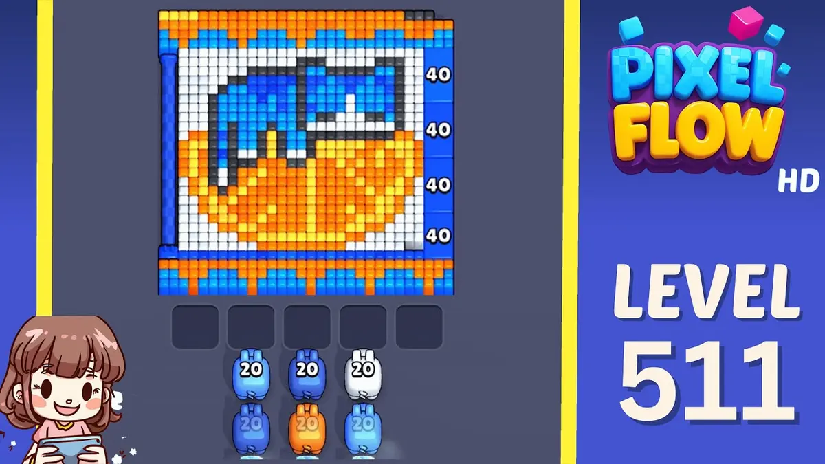 Pixel Flow Level 511 board preview