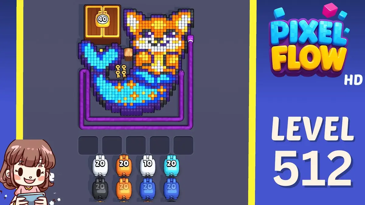 Pixel Flow Level 512 board preview