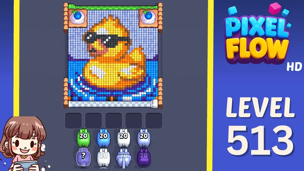 Pixel Flow Level 513 board preview