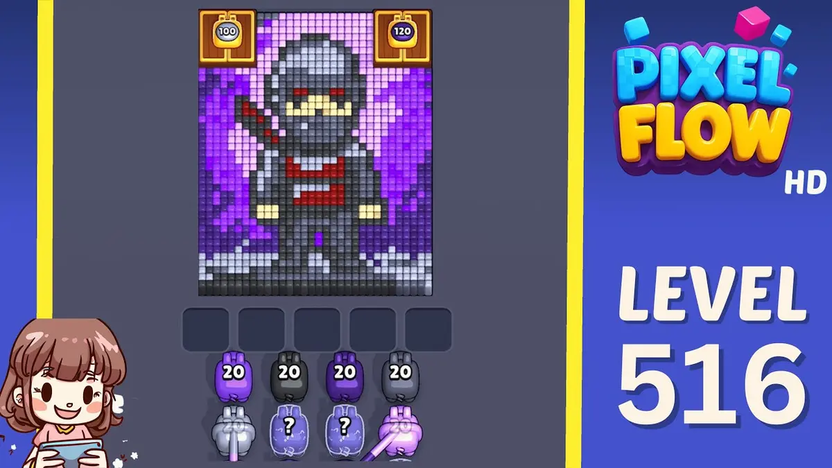 Pixel Flow Level 516 board preview