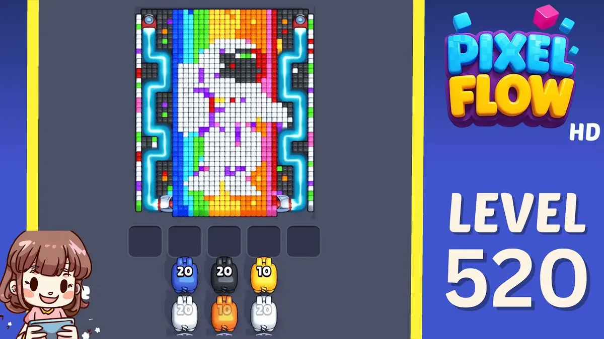 Pixel Flow Level 520 board preview