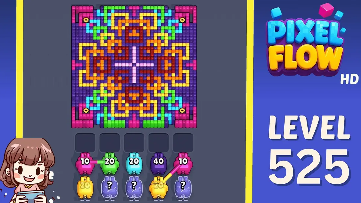 Pixel Flow Level 525 preview