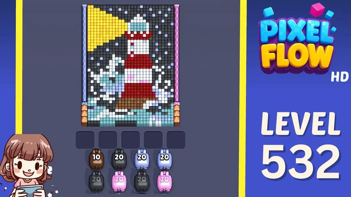 Pixel Flow Level 533 board preview