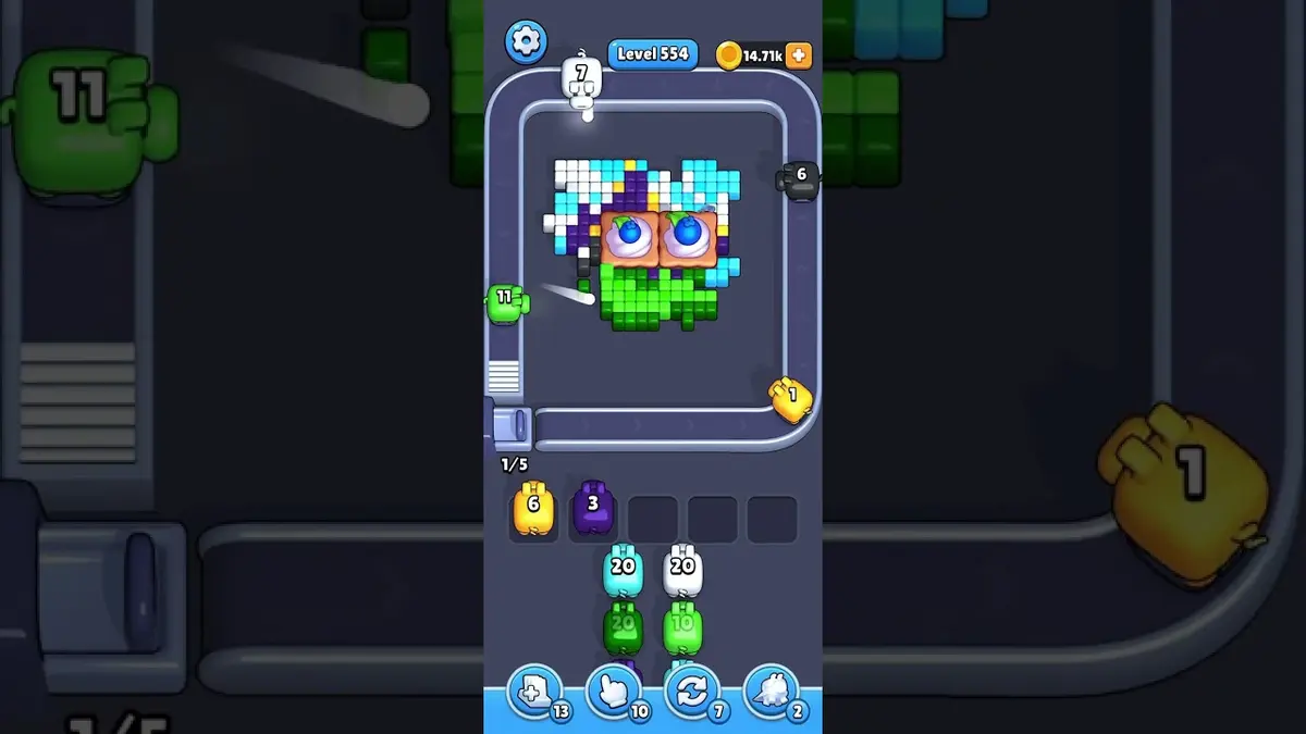 Pixel Flow Level 556 board preview