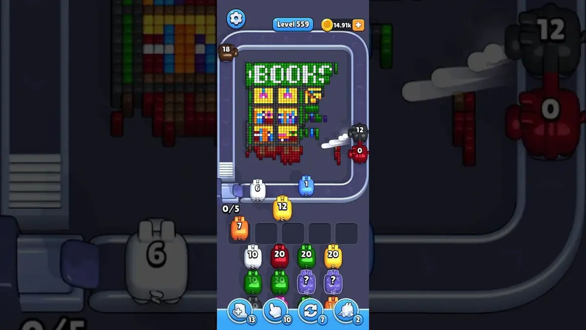 Pixel Flow Level 559 board preview