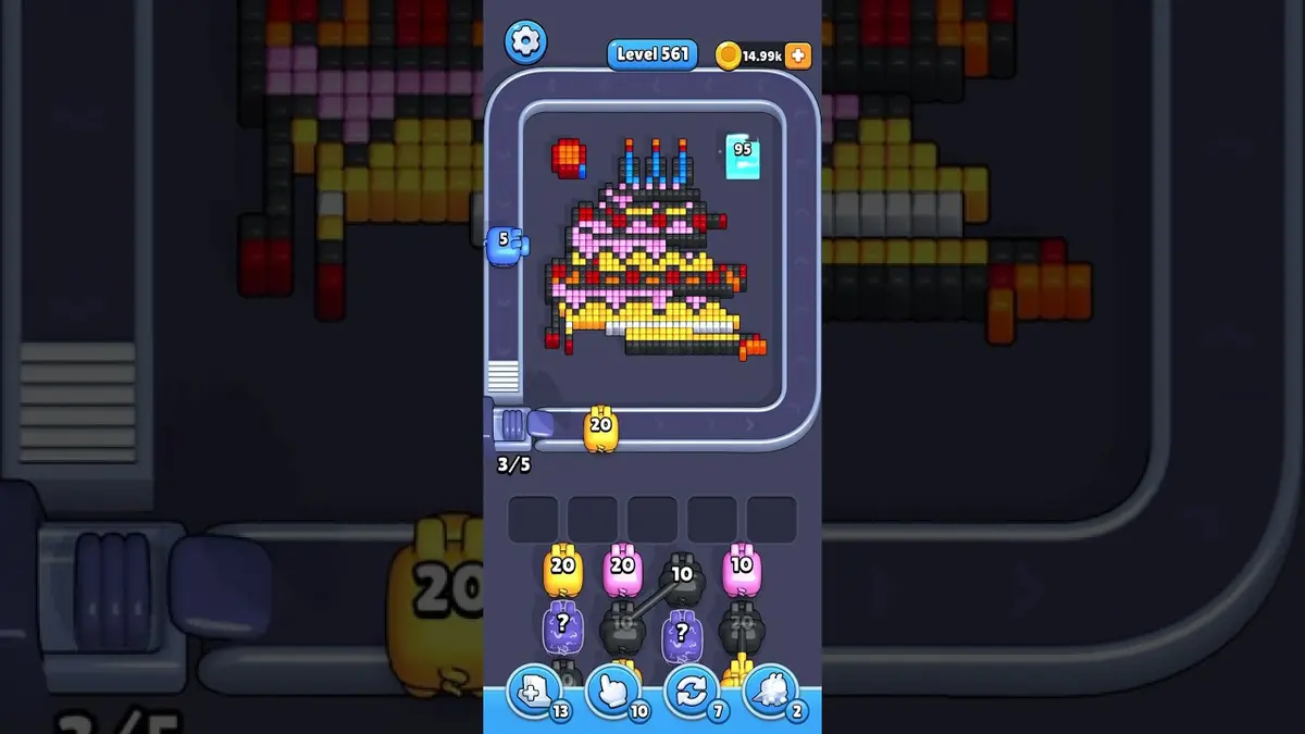 Pixel Flow Level 561 board preview