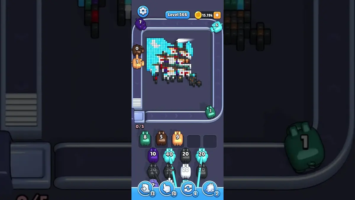 Pixel Flow Level 566 board preview
