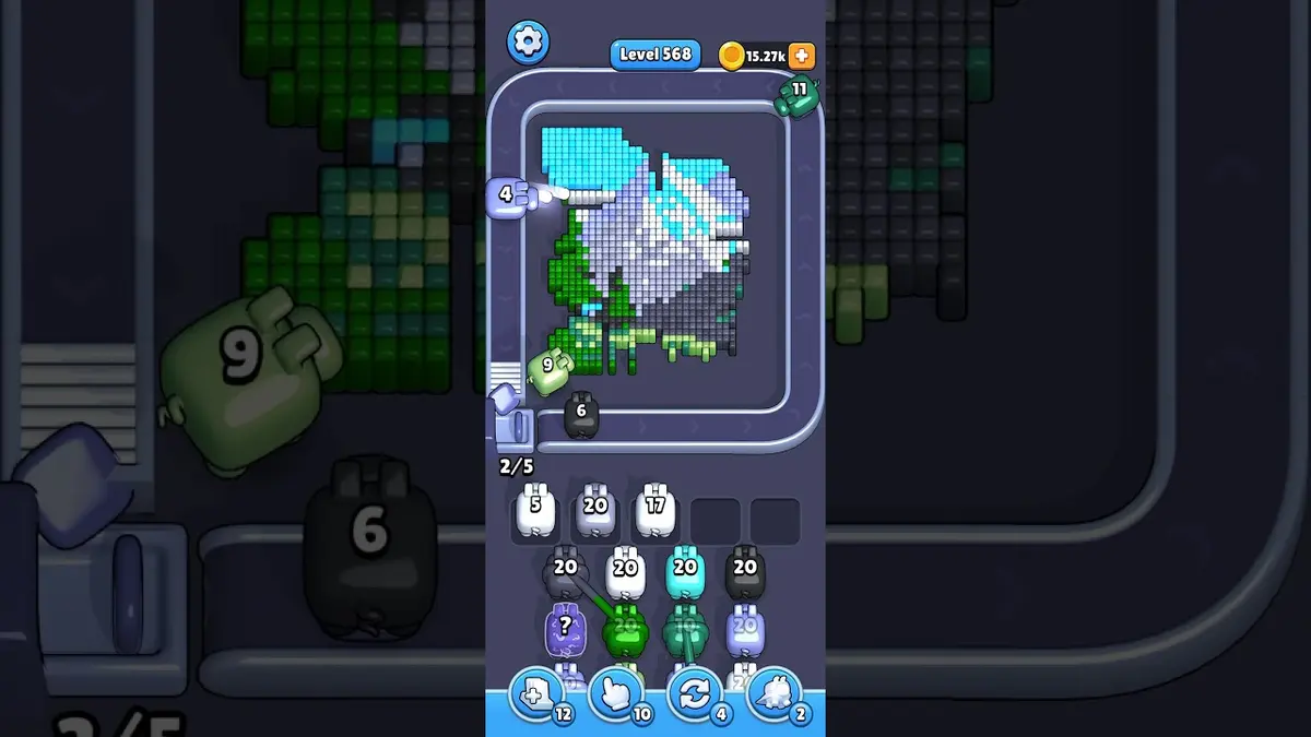 Pixel Flow Level 568 board preview