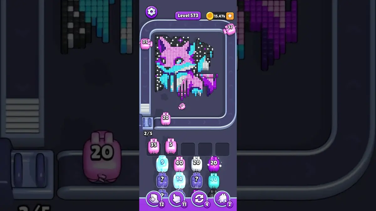 Pixel Flow Level 573 board preview