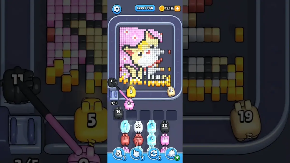 Pixel Flow Level 588 board preview