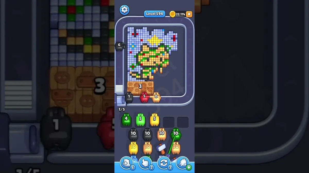 Pixel Flow Level 592 board preview