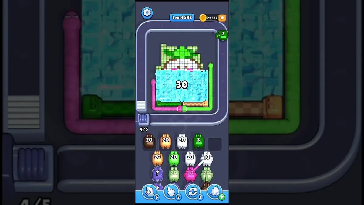 Pixel Flow Level 593 board preview