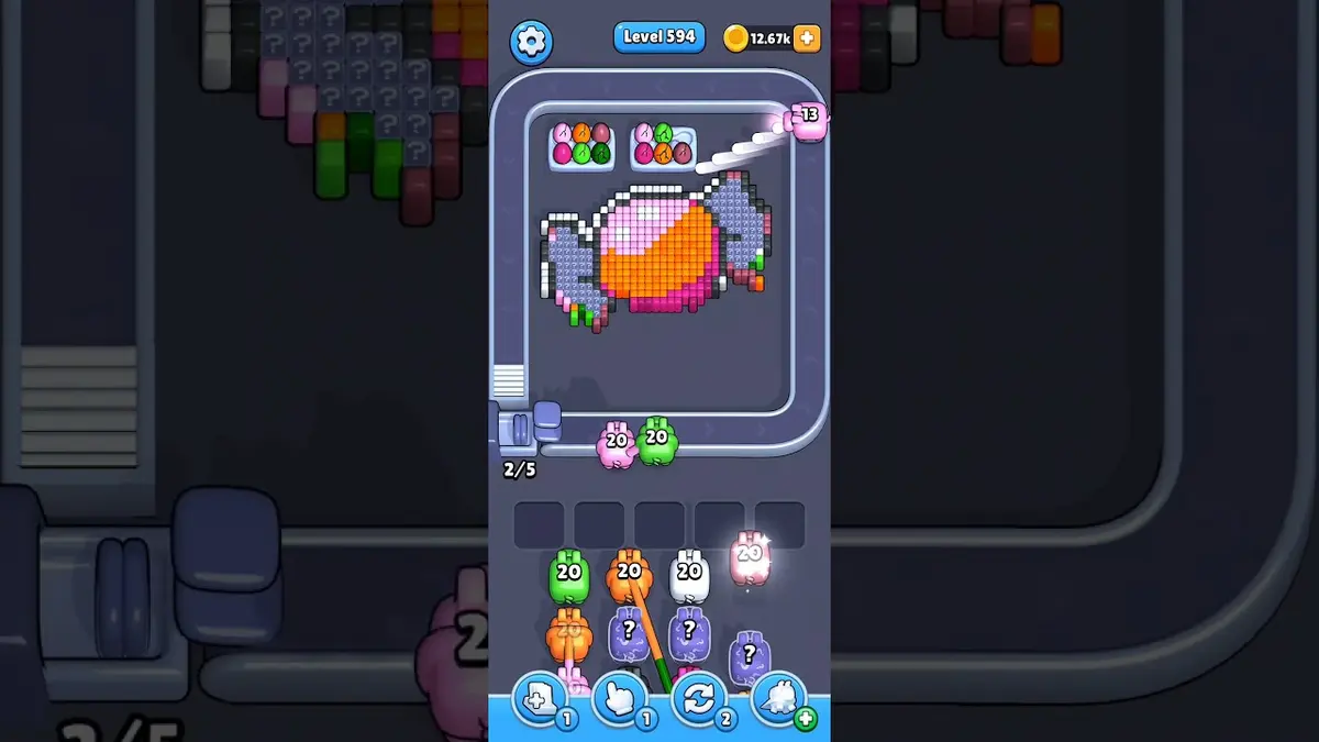 Pixel Flow Level 594 board preview