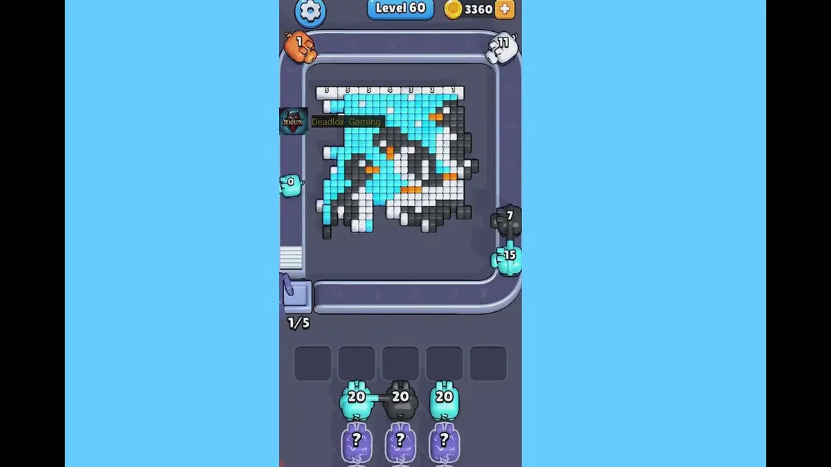 Pixel Flow Level 60 board preview