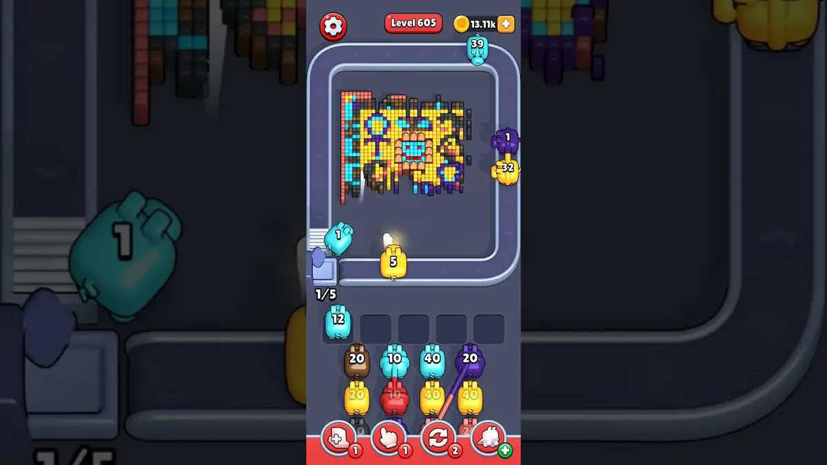 Pixel Flow Level 605 board preview